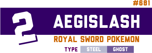 Aegislash2 - Sylveon (500x250), Png Download