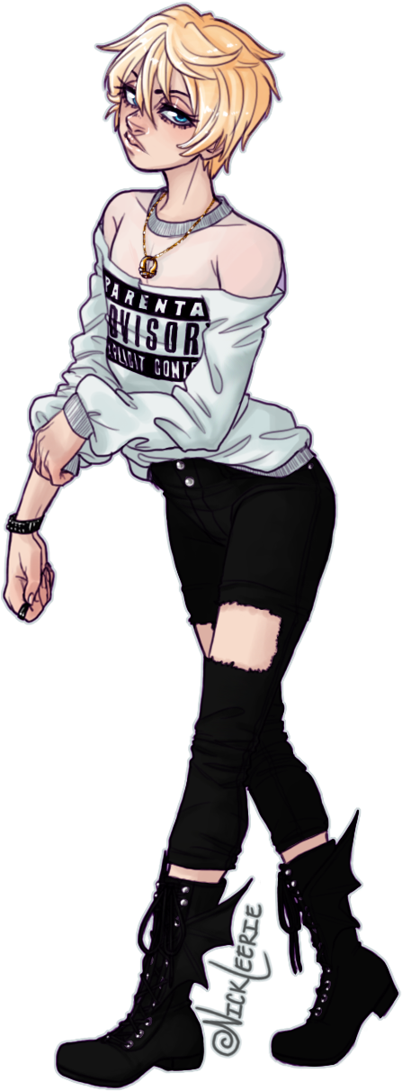 Banner Free Parental Advisory By Nickleerie - Transparent Alois Trancy (575x1273), Png Download