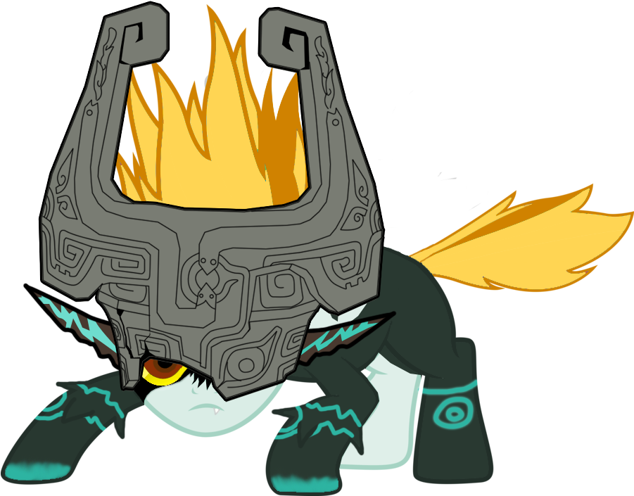 Tristkiller, Midna, Ponified, Safe, Simple Background, - Mlp Midna Pony (950x750), Png Download