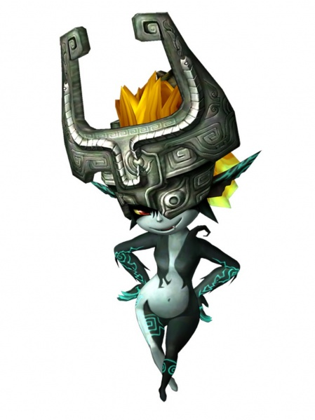That's Right - Zelda Midna And Link (449x599), Png Download