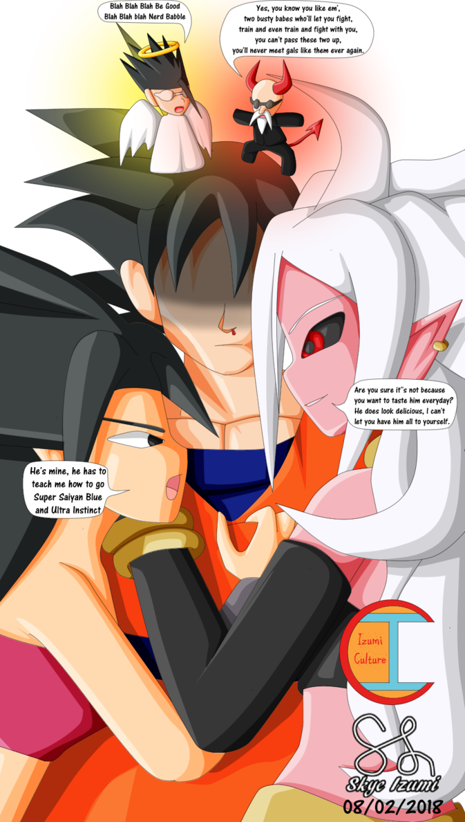 Goku X Majin 21 (673x1188), Png Download