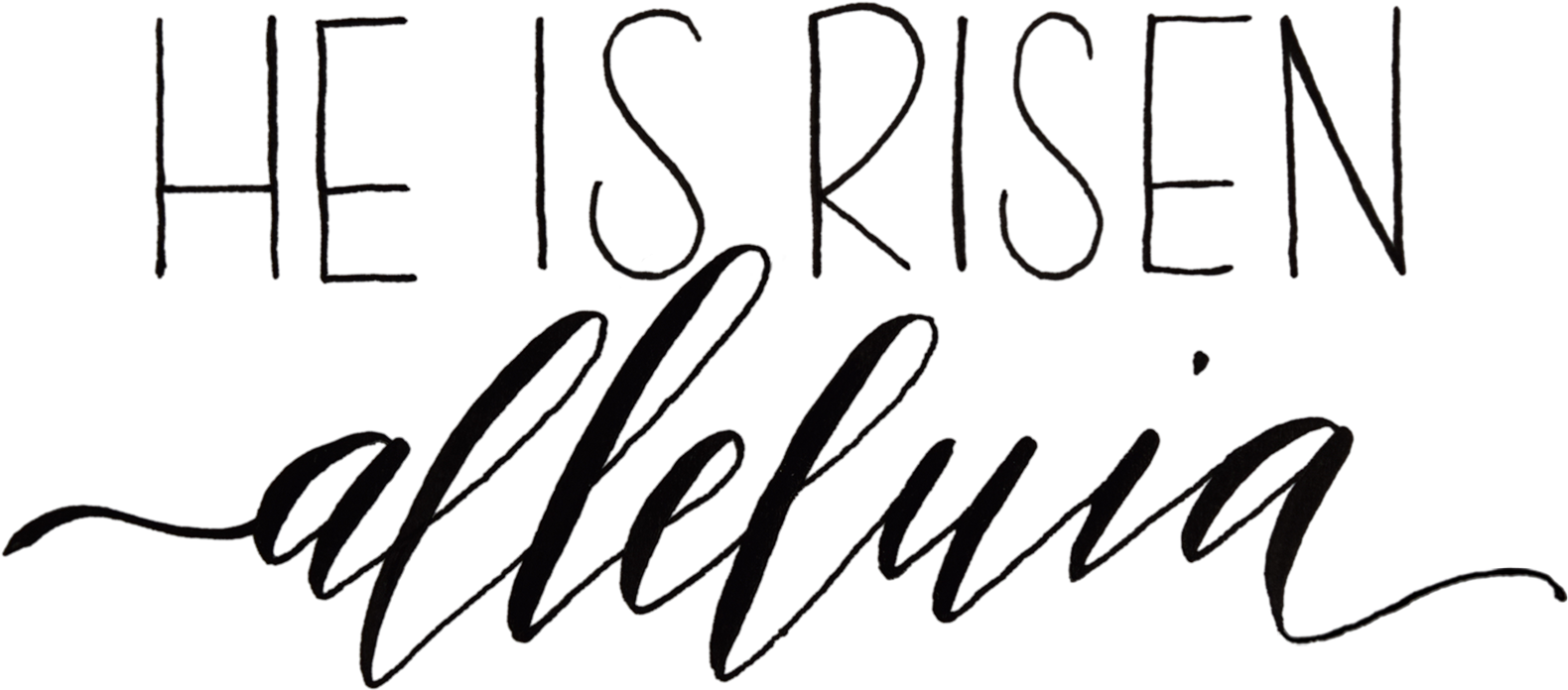 Png Stock Clip Art Black And White Happy Easter - Marketplace Midland (2100x1500), Png Download