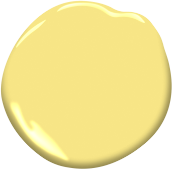 Yellow Roses - Benjamin Moore Hawthorne Yellow Bathroom (360x360), Png Download