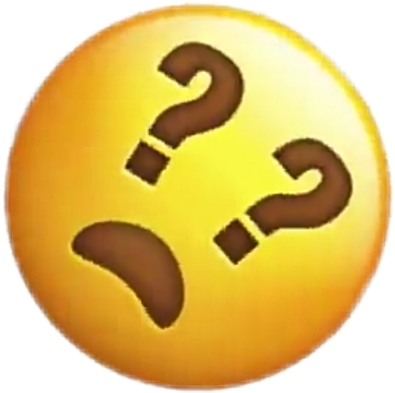 Question Questionmark Iphone Emoji - Question Mark Emoji Transparent (358x356), Png Download