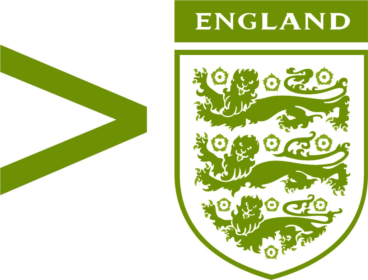 70 Kb Png - England Soccer Three Lions (1500x1000), Png Download