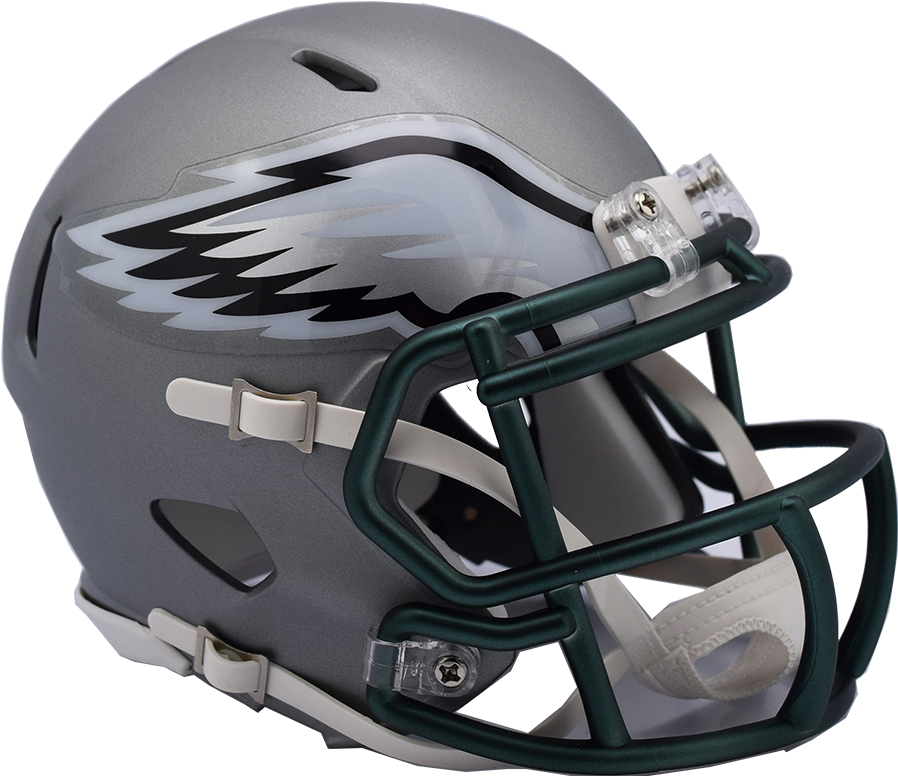 Eagles - Philadelphia Eagles Speed Blaze Alternate Mini Helmet (1000x872), Png Download