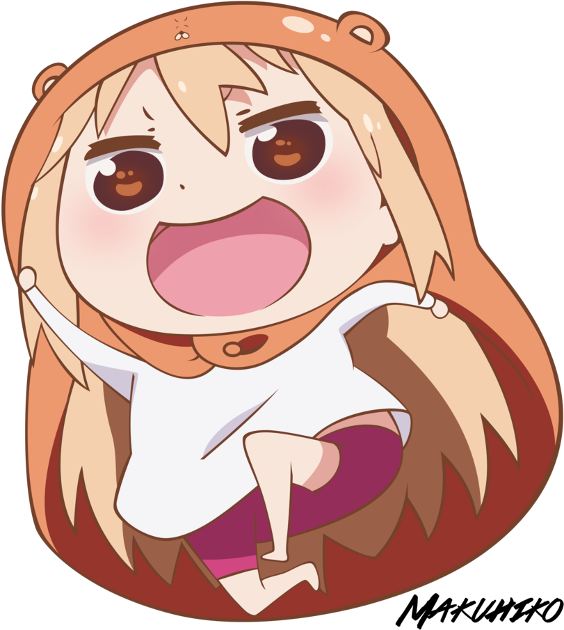 Anime Umaru - Sticker Cute Umaru (850x939), Png Download