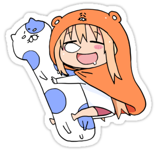 Umaru-chan Pillow By Gentlemenwalrus - Render Anime Umaru Chan (375x360), Png Download