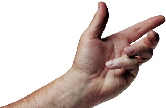 Transparent Hand Human - Dam Quick Fz-400 Fd - Frontdrag Spinningreel (538x351), Png Download