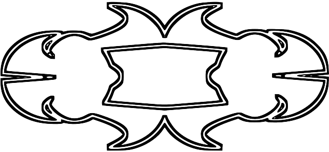 Ornament, Decoration, Border, Abstract, Geometric - Clip Art (640x320), Png Download