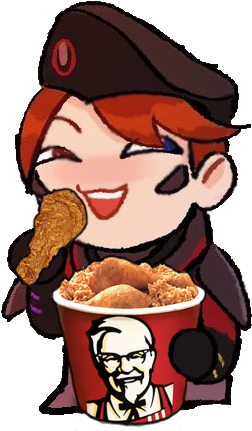 Chicken - - Moira Eating Popcorn (289x438), Png Download