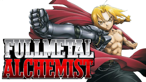Fullmetal Alchemist Tv Show Image With Logo And Character - Full Metal Alchemist (500x281), Png Download