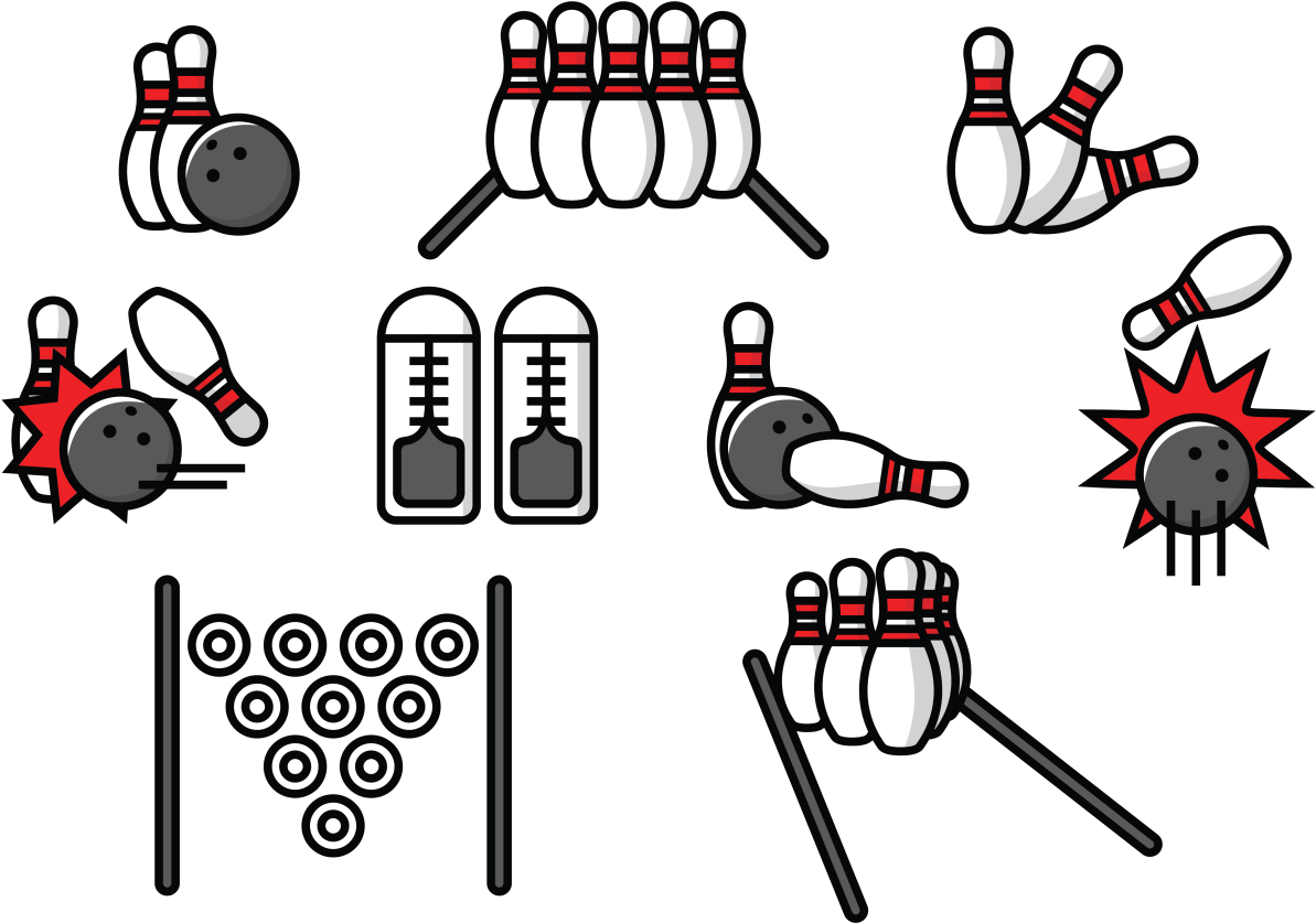 Ten-pin Bowling (1400x980), Png Download