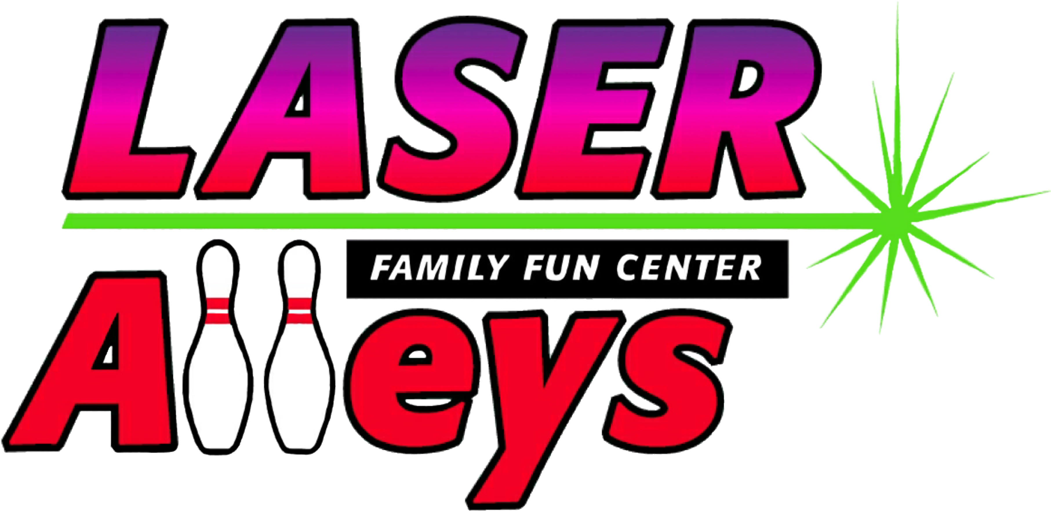 Strike Up Some Summer Fun Up To 52% Off Two Hours Of - Laser Alleys (3747x1950), Png Download