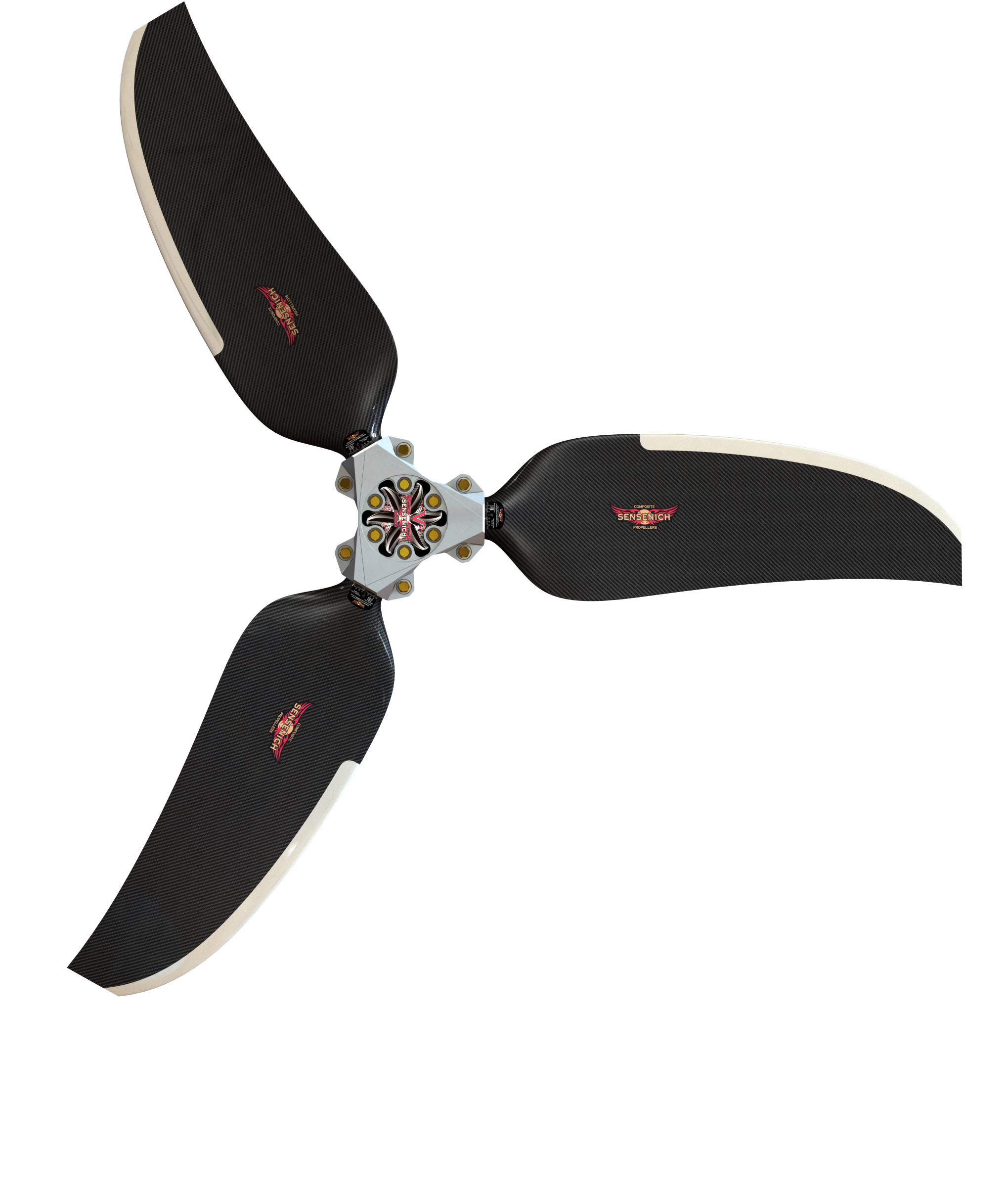 3 Blade 80" Jw Series Propeller - Propeller (2880x2880), Png Download