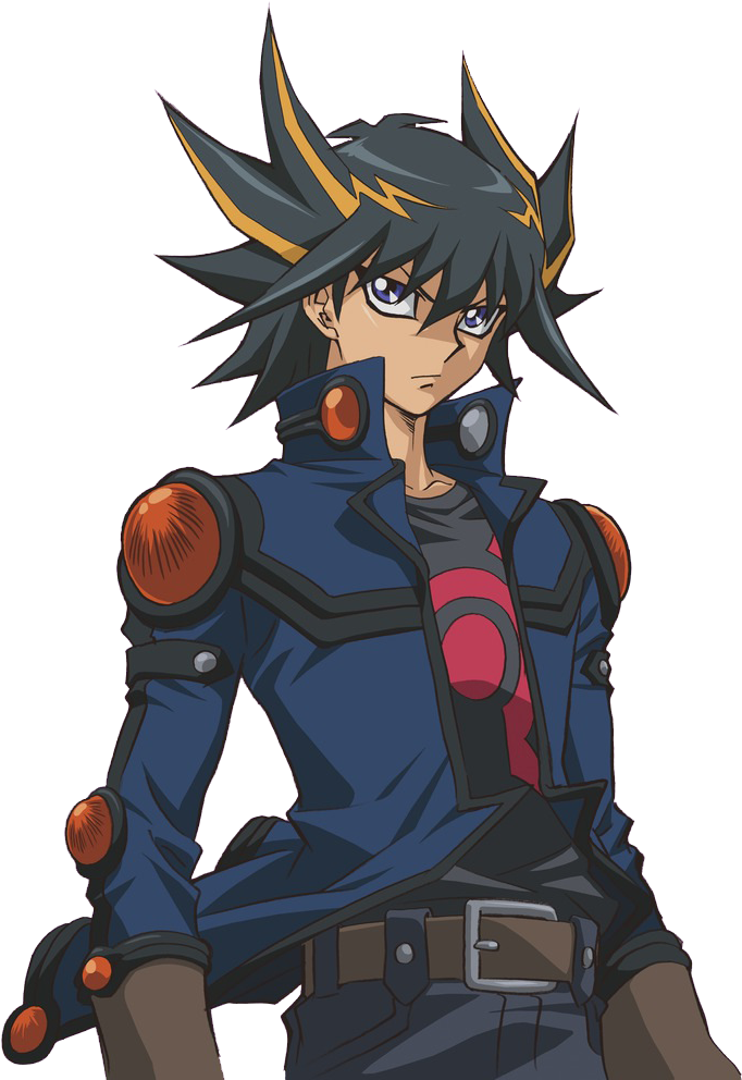 Yugioh Hair Png - Yusei Fudo Duel Links (690x1000), Png Download