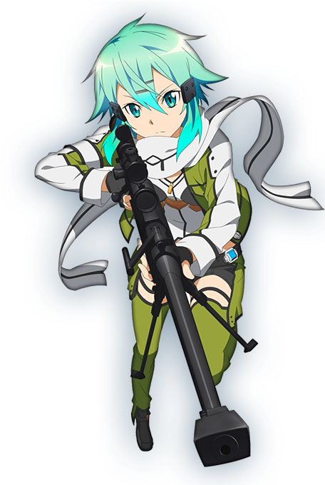 In This Game, You Can Take On Quests With Players Around - Sinon Wallpaper Hd Phone (468x679), Png Download