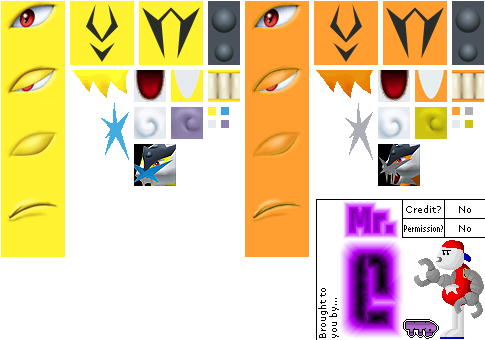 #243 Raikou - Sprites (485x340), Png Download