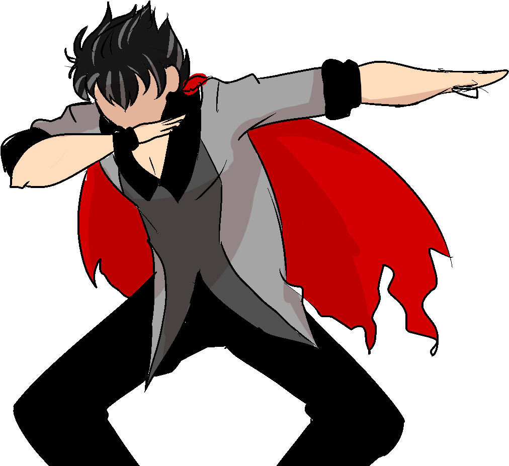 Dabbing Drunkle By Asksnowbird - Qrow Fanart Transparent (1341x1251), Png Download