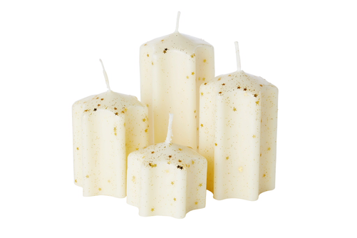 Candles, Vanilla Glitter Stars - Unity Candle (500x500), Png Download