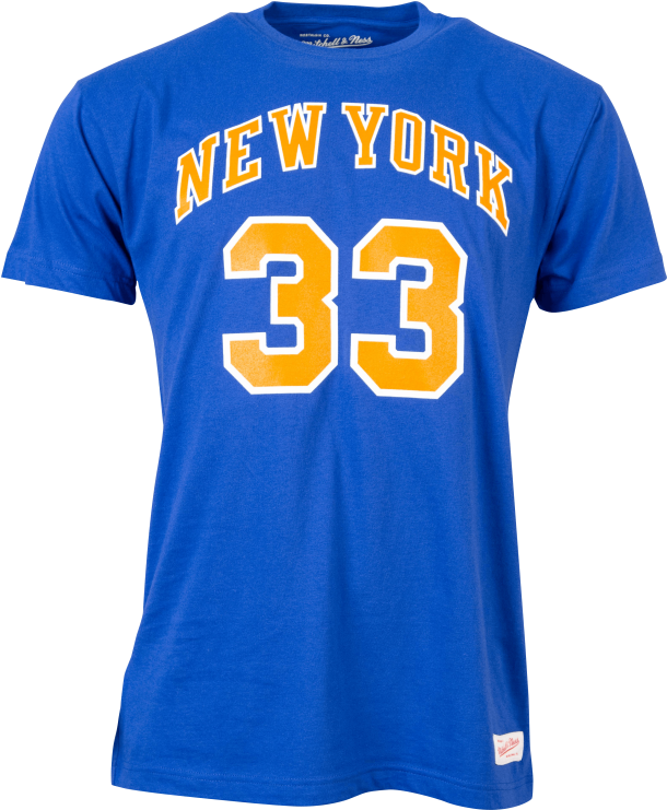 Ness New York Knicks Hardwood Classics Patrick Ewing - Heart Walk Team Shirt Ideas (740x740), Png Download