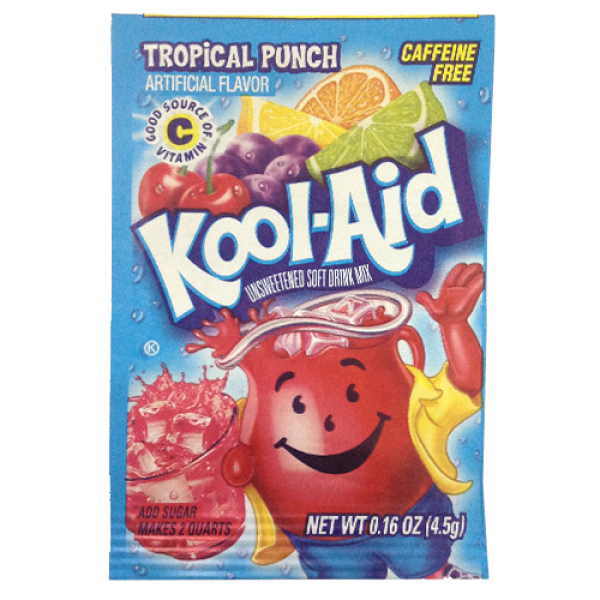 Tropical Punch Kool Aid Packet (600x600), Png Download