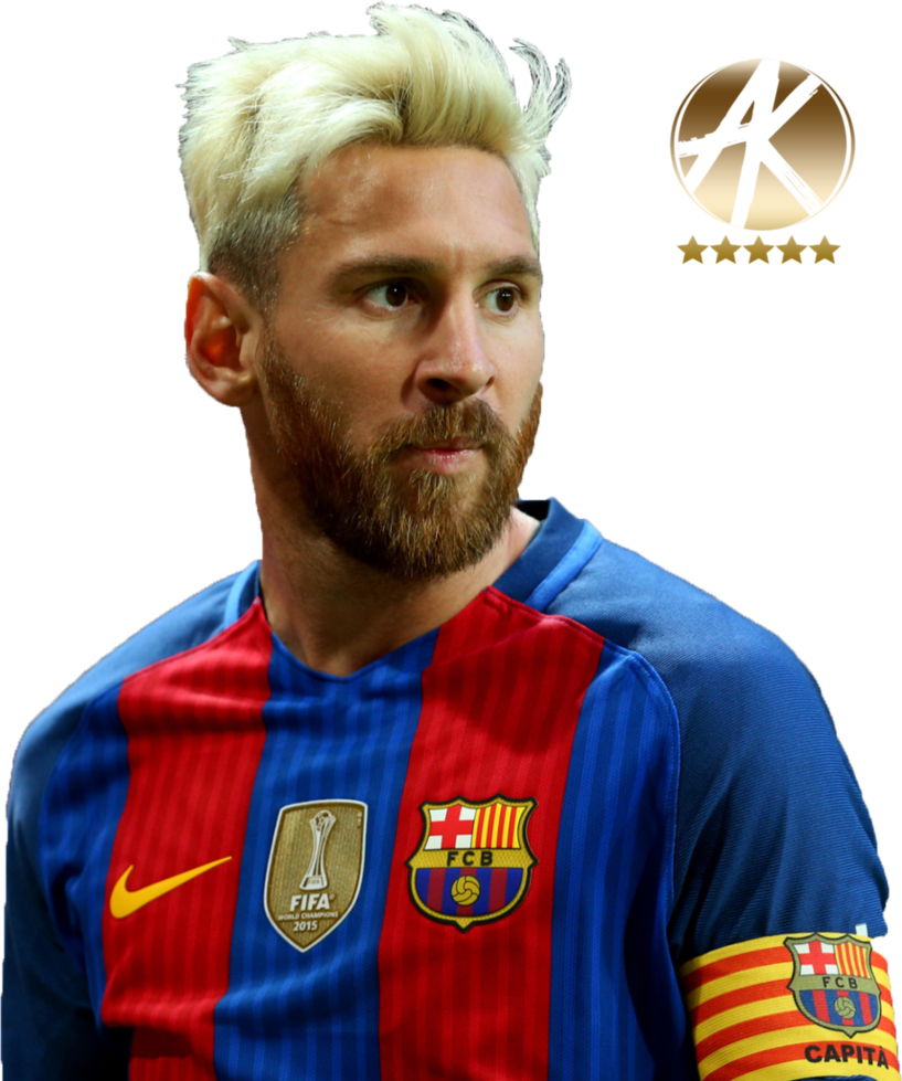 Messi 2016 Blond (817x979), Png Download
