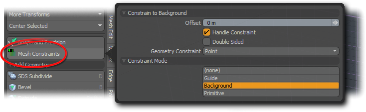 Background Geometry As A Means Of Restricting What - Modo No Active Mesh Is In The Scene (734x225), Png Download