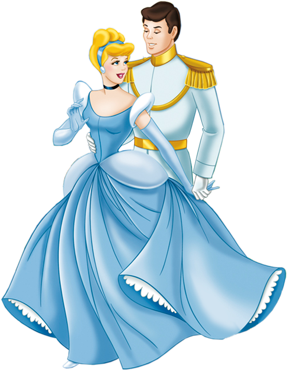 Http - //wondersofdisney2 - Yolasite - Com/cindy-prince - Cenicienta Y El Principe (600x769), Png Download