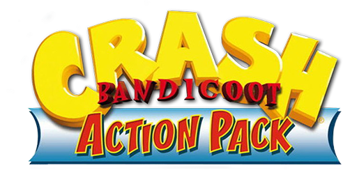 Crash Bandicoot Action Pack - Crash Bandicoot Action Pack [ps2, 2007] (533x250), Png Download