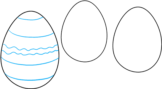 How To Draw Easter Eggs - Easter (680x678), Png Download