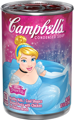 Disney Princess Cinderella Soup - Golden Mushroom Condensed Soup (400x400), Png Download