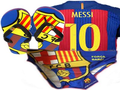 Lien Direct, 2017/16/1492620401 Chancla Messi - Football (400x300), Png Download