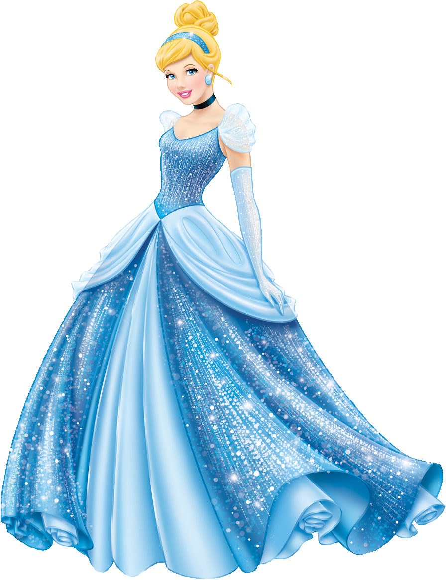 Princesa Blancanieves Cinderella Costume, Disney Princess - Princess Cinderella Sparkle - Disney Lifesize Standup (896x1166), Png Download