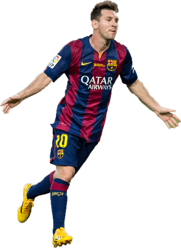 24*7 Support - Messi Eraser (640x888), Png Download