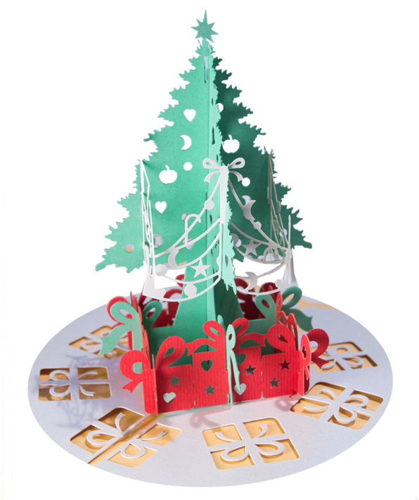 Christmas Tree With Presents - Christmas Tree (1280x720), Png Download