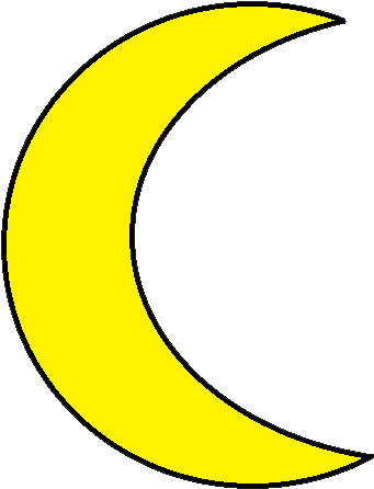 Clouds And The Moon Clip Art At Vector Clip Art 3 Clipartcow - Moon Clipart Halloween (357x466), Png Download