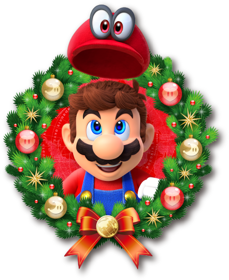 Merry Christmas From Nintendo Super Mario Odyssey Nintendo Switch Full Size Png Download Seekpng