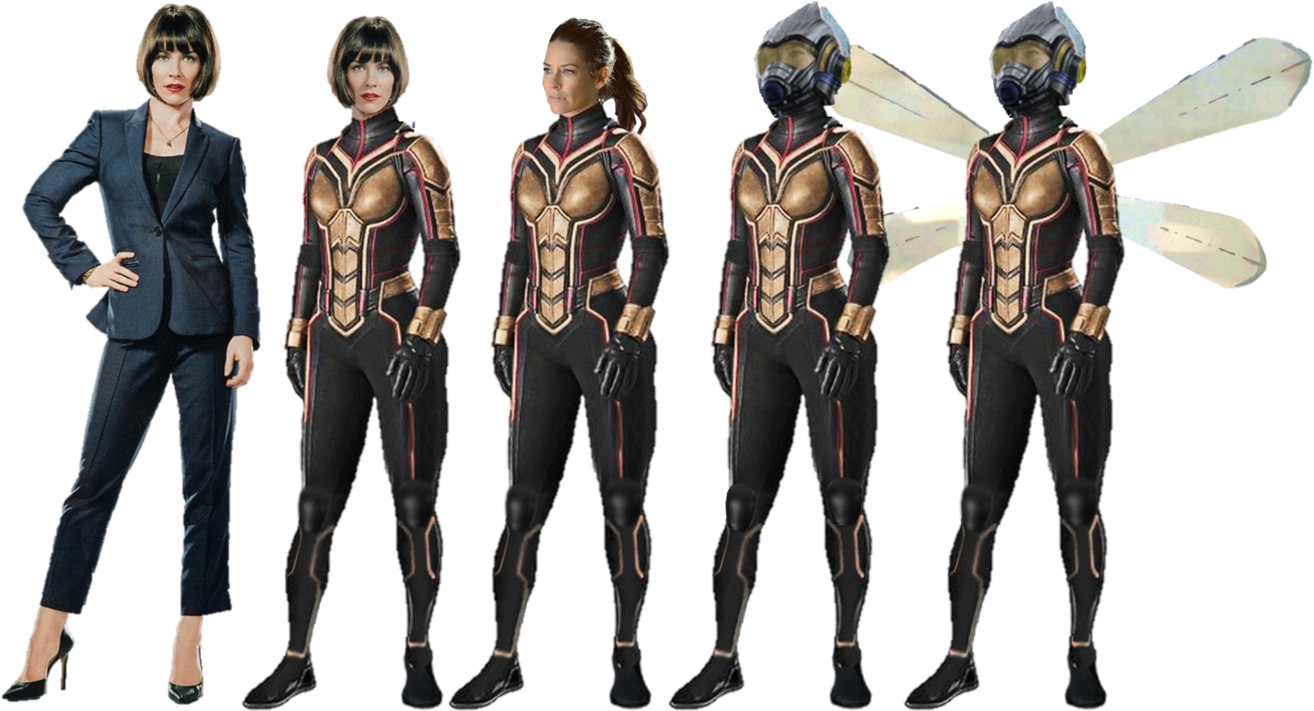 Antman And The Wasp - Hope Van Dyne The Wasp (1926x1027), Png Download