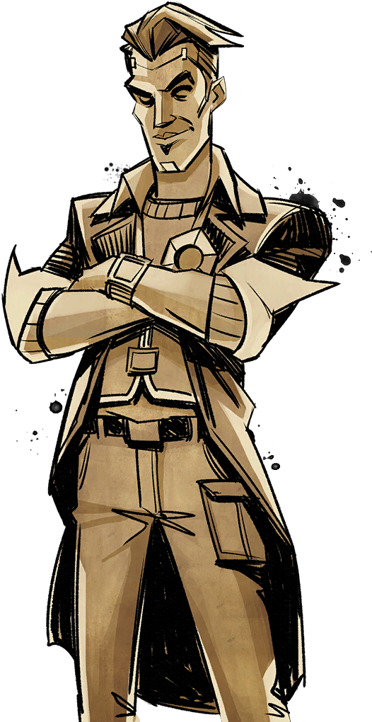 Visit - Borderlands Handsome Jack Fan Art (1024x1024), Png Download
