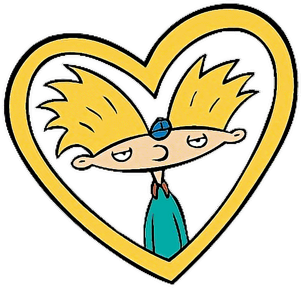 Heyarnold Arnold Pendantfreetoedit - Hey Arnold Heart Locket (742x612), Png Download