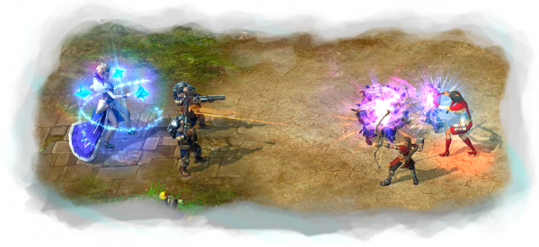 Borderlands Is A 5v5 Pvp Mode In Prime World - Prime World Borderlands Map (600x275), Png Download