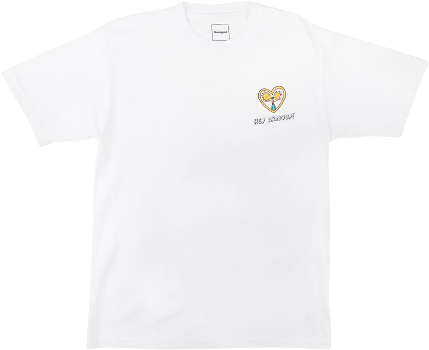 Ss Hey Arnold Heart Tee - Active Shirt (1000x1000), Png Download