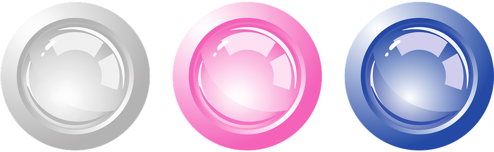 Tasten, Weiß, Lila, Blau, Kreis - Icon (960x480), Png Download