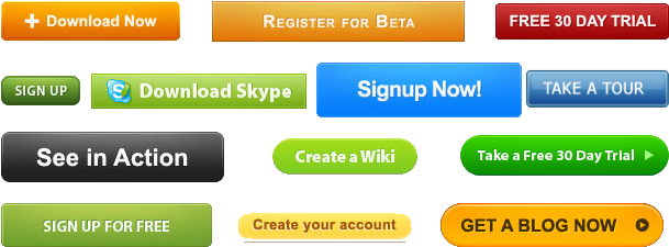 Cta Call To Action Buttons - Call To Action Buttons Png (608x236), Png Download