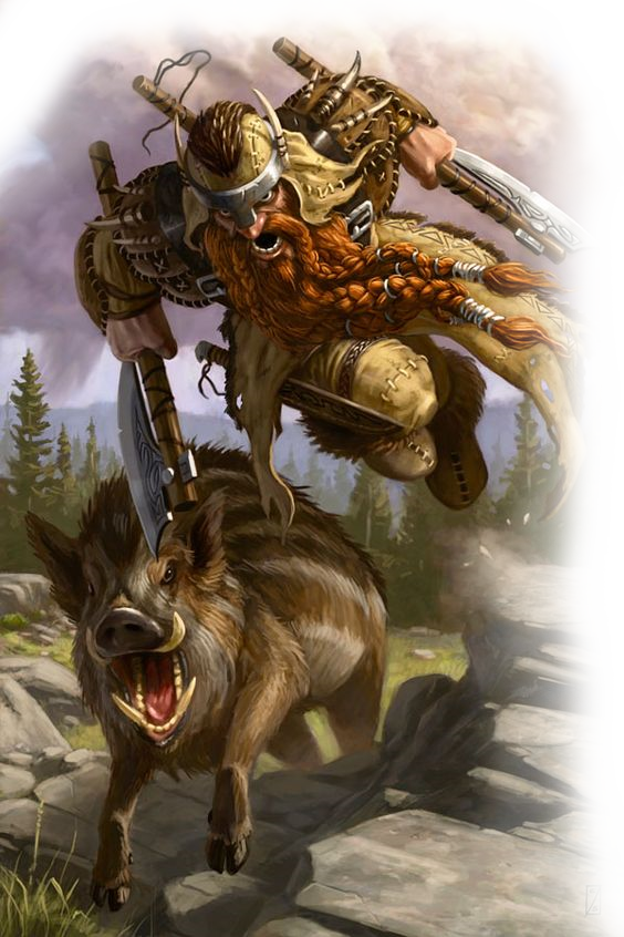 Dwarf Ranger Art (564x846), Png Download