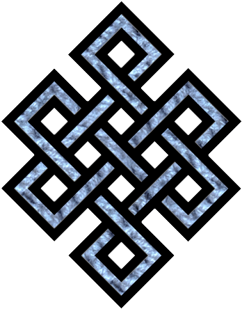 Endlessknot03d - Endless Knot (378x459), Png Download