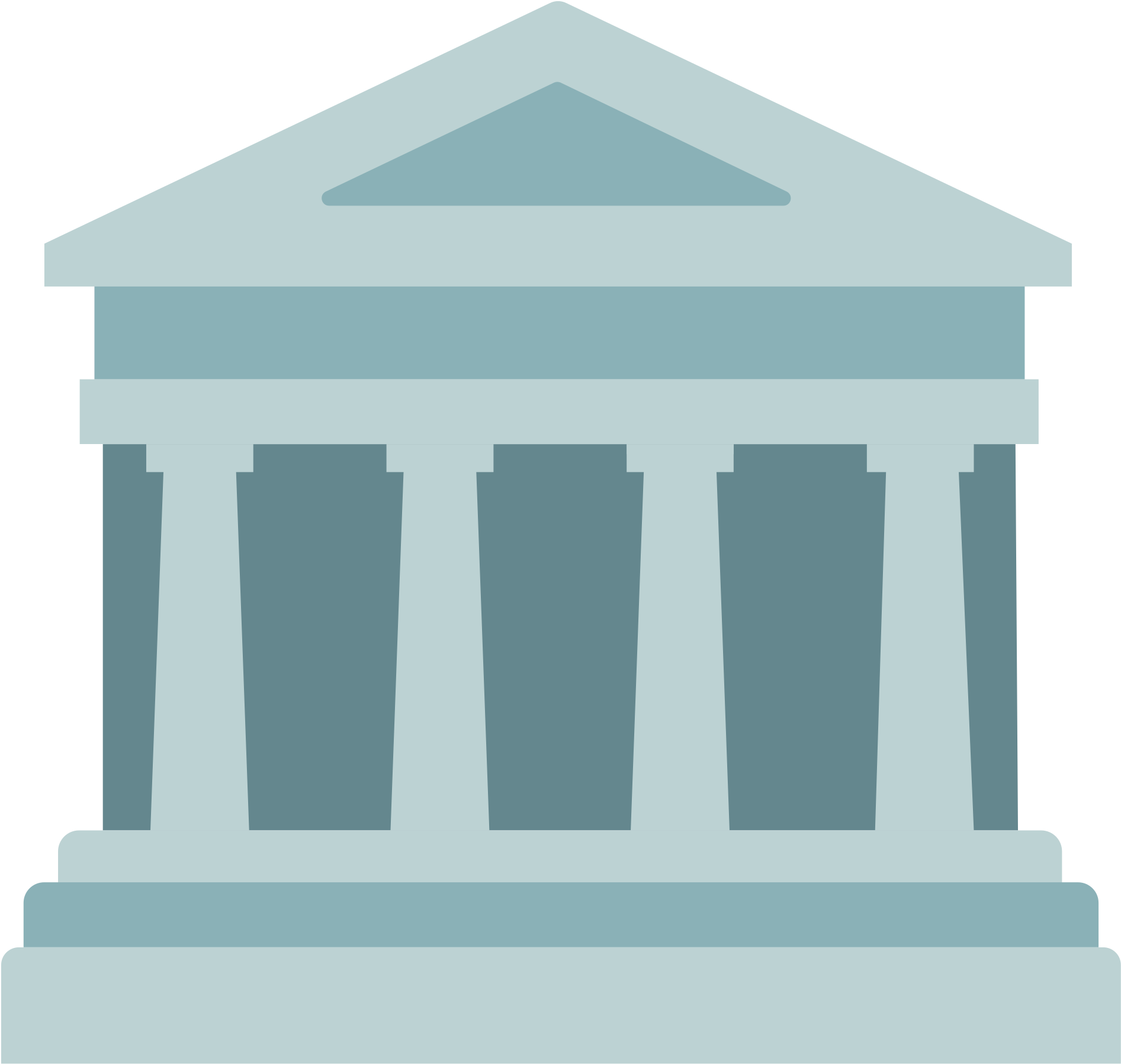 Building Emoji Png Vector Free Library - Temple Emoji Png (2000x2000), Png Download