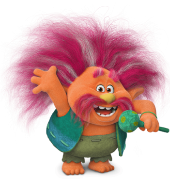 Inspirational Pics Of Poppy Plants Trolls Characters - Poppy's Dad From Trolls (350x385), Png Download