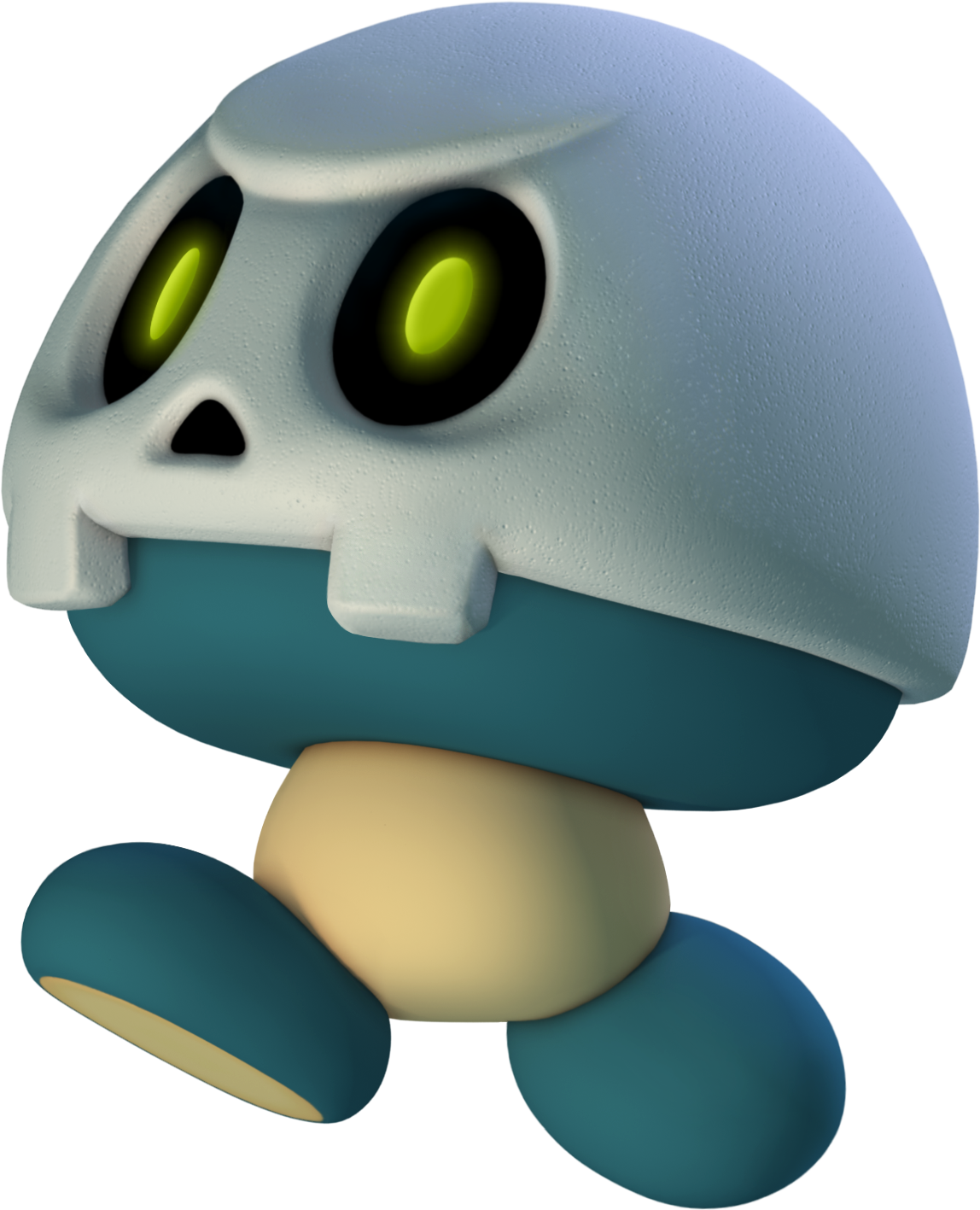 Dry Goomba - Super Mario Bone Goomba (1148x1417), Png Download